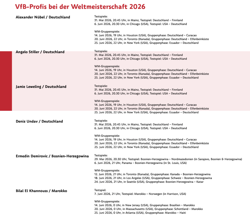 WM - VfB
